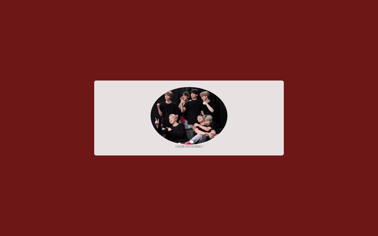 Carrd profile picture for @fugitives